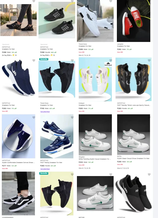 Casual Shoes Valentine Day Sale Live on Men's Sneakers — Flipkart offer on OfferLelo